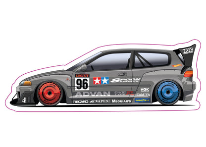 Stickers / Honda Civic Gen5 1992