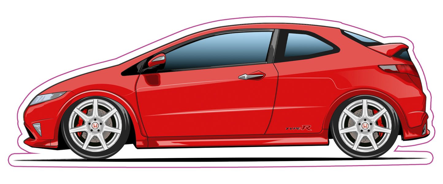 Stickers /  Honda Civic Type R FN2 2007