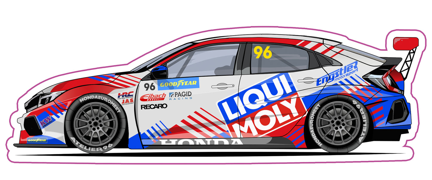 Stickers /  Honda Civic FK7 & TCR 2017