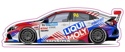 Stickers /  Honda Civic FK7 & TCR 2017
