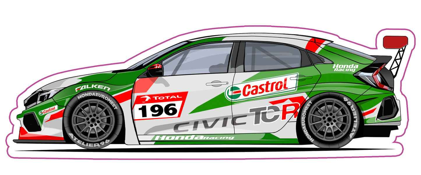 Stickers /  Honda Civic FK7 & TCR 2017