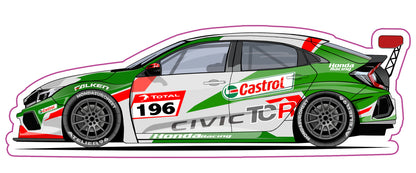 Stickers /  Honda Civic FK7 & TCR 2017