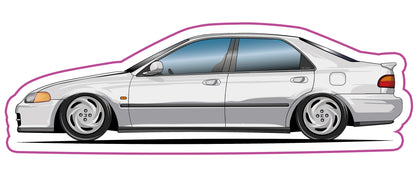 Stickers / Honda Civic berline / fério 1991