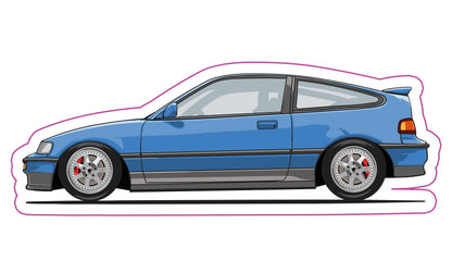Stickers / Honda CRX ED9 EE8 1990