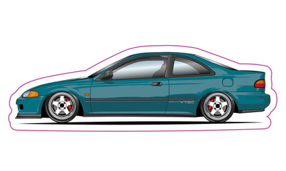 Stickers / Honda Civic coupé 1991