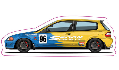 Stickers / Honda Civic Gen5 1992