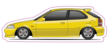 Stickers / Honda Civic Gen6 1995