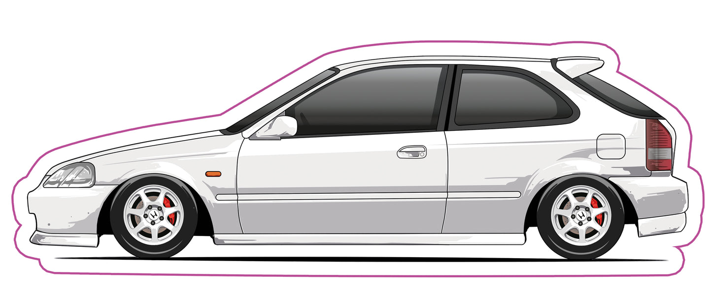 Stickers / Honda Civic Gen6 1995