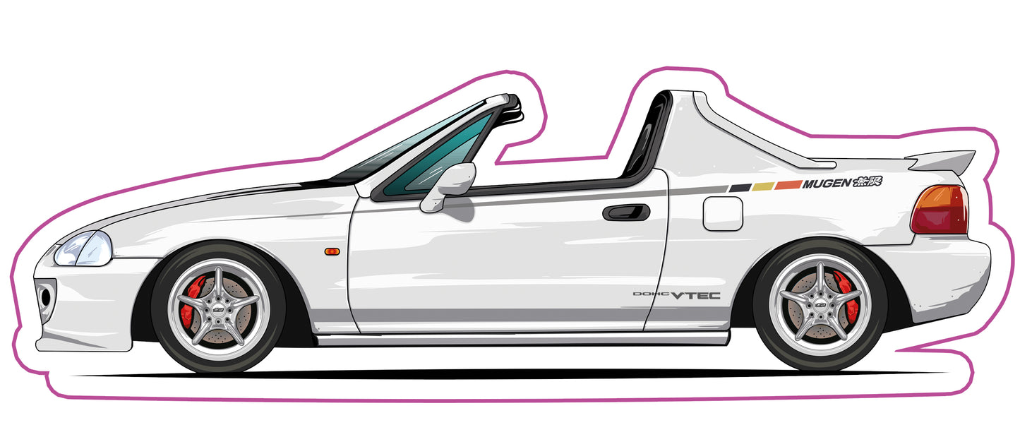 Stickers / Honda CRX Delsol 1992