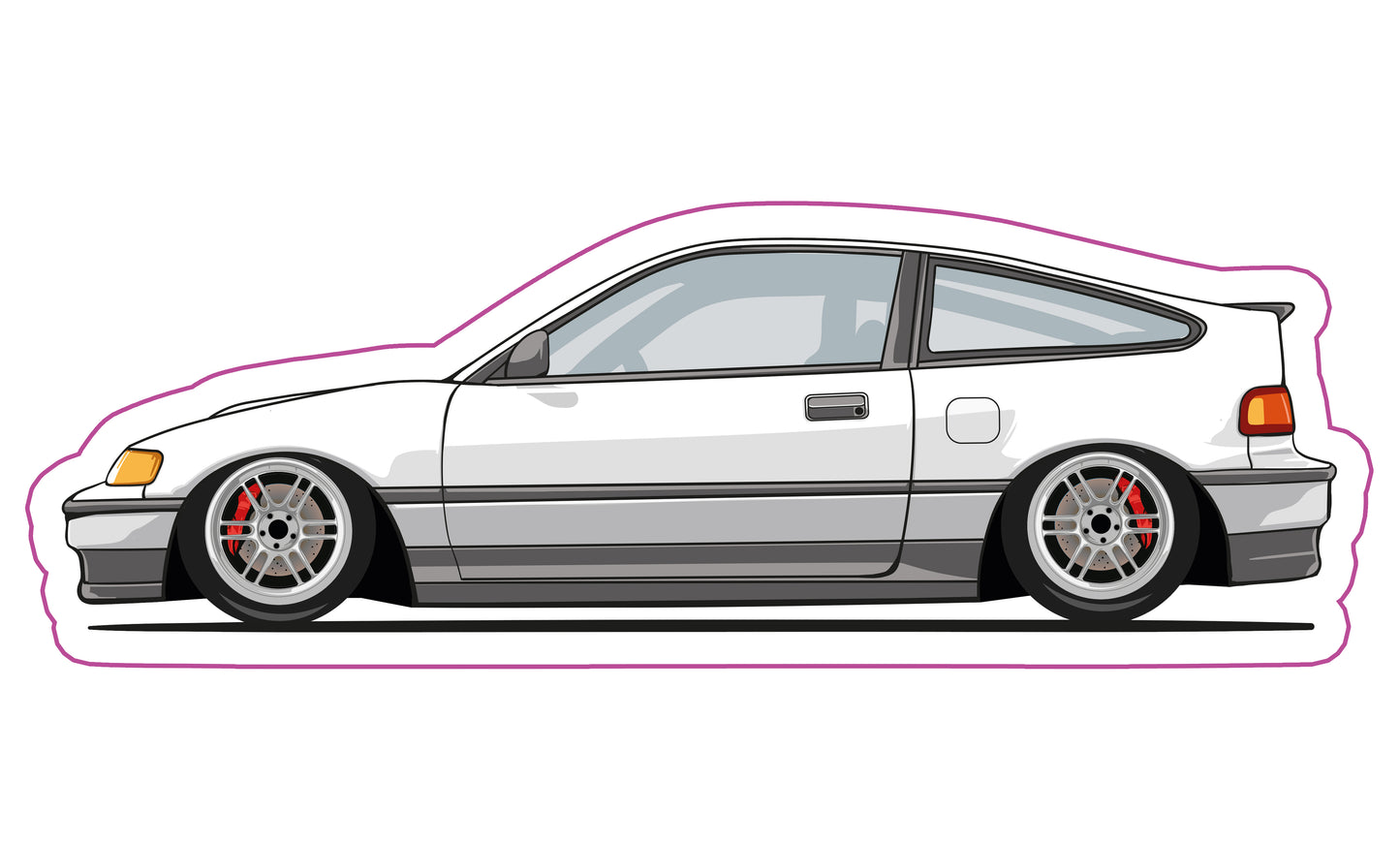 Stickers / Honda CRX ED9 EE8 1990