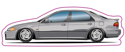 Stickers / Honda Civic berline / fério 1991