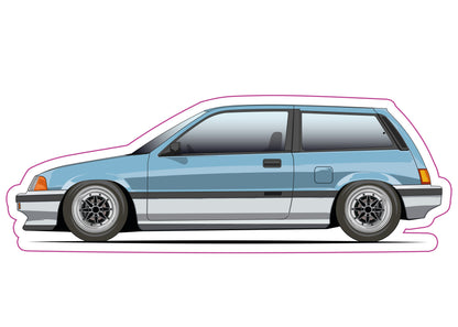 Stickers /  Honda Civic Gen3 1983