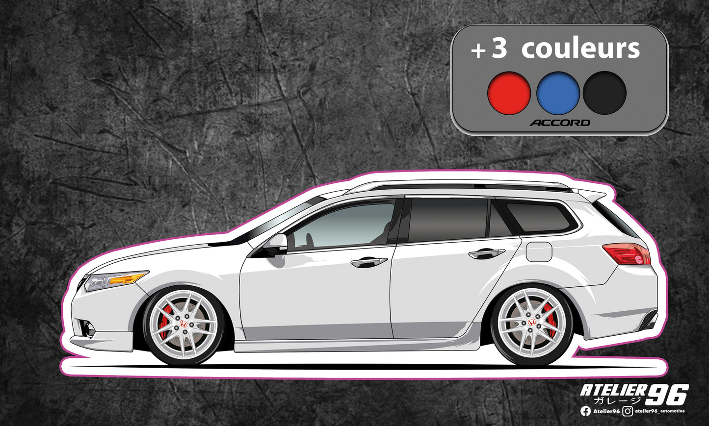 Stickers /  Honda accord tourer 2008