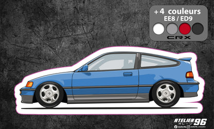 Stickers / Honda CRX ED9 EE8 1990