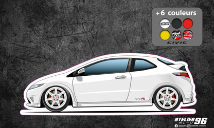 Stickers /  Honda Civic Type R FN2 2007